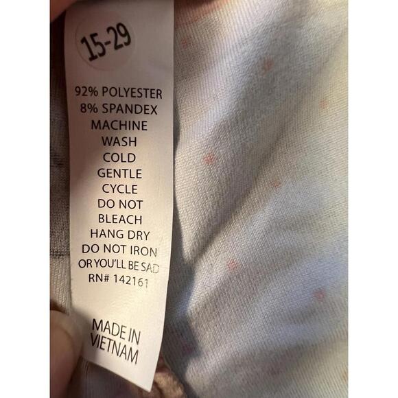 LuLaRoe Tall & Curvy TC Leggings Disney Minnie Mouse High Rise Blue Black NWOT - Picture 7 of 8